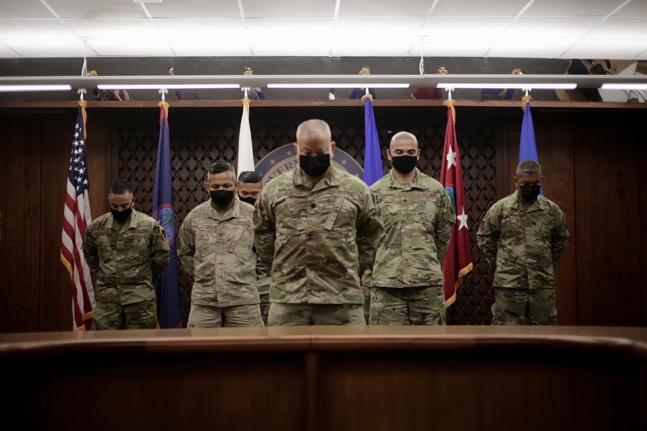 Air National Guard personnel prepare to deploy